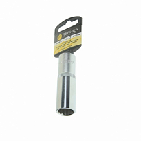 Головка торцевая глубокая 17мм 1/2"DR 12-гранная (держатель) ЭВРИКА /1/15
